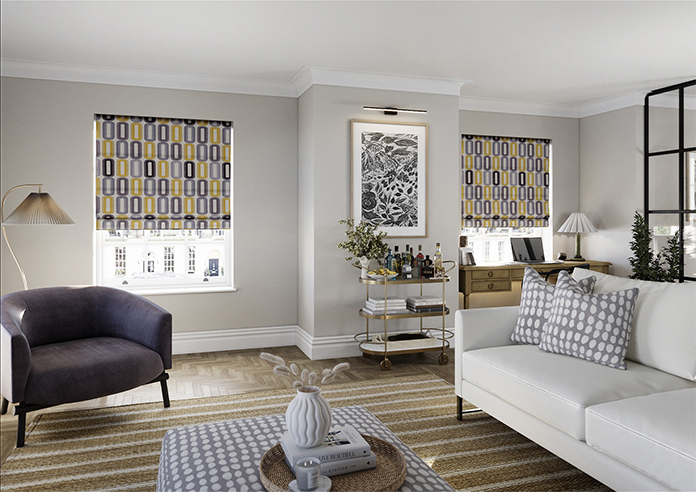 Soho, Ochre - Roman Blind - Image 7